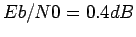 $ Eb/N0=0.4 dB$