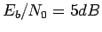 $ E_b/N_0=5dB$