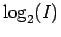 $ \log_2(I)$