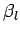 $ \beta_l $