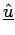 $ \underline{\hat{u}}$