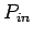 $ P_{in}$